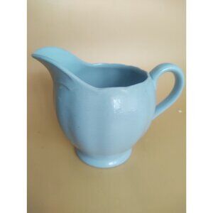 Vintage Grindley "Lupin Petal" jug blue pastel 5" Tall 2 Cup 1930's